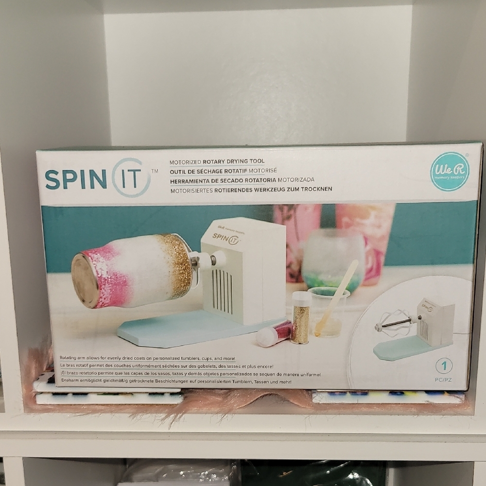 We R Memory Keepers Spin It Motorized Rotary Drying Tool